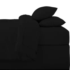 Outlet SIMPLY Drap housse 90x190cm noir