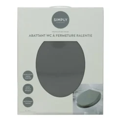 Sale SIMPLY Edv abattant wc gris