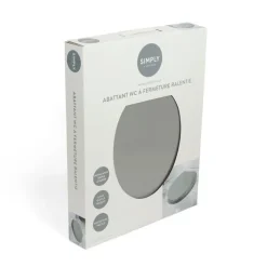 Sale SIMPLY Edv abattant wc gris