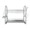 Hot THE ORGANIZED KITCHEN Egouttoir a vaisselle gris