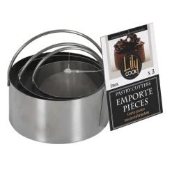 Outlet Emporte piece rond x3 5.5cm 6.5c