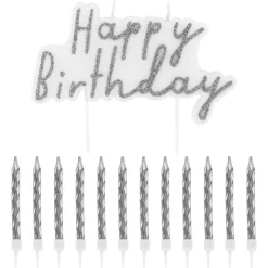 CELEBRATE Ensemble de bougies happy birth