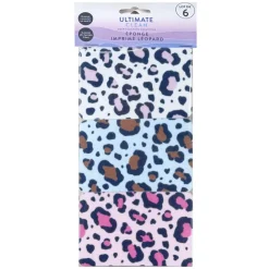 Sale ULTIMATE CLEAN Eponge imprimee leopard x6