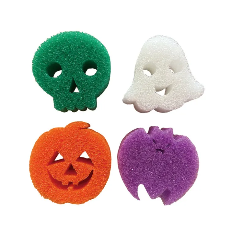 Eponge scrub halloween x4