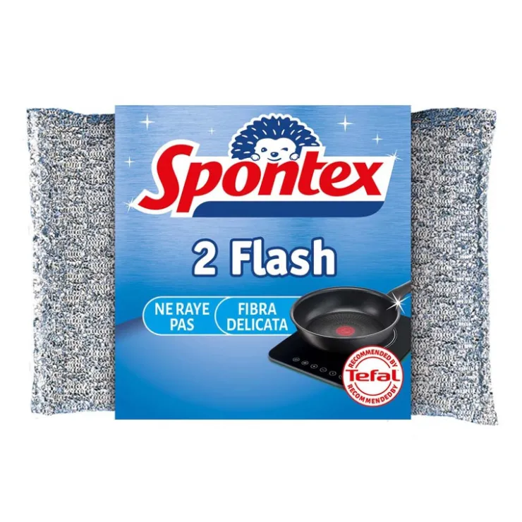 SPONTEX Eponges x2 tampon flash