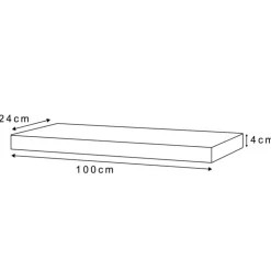 New SIMPLY Etagere 100 cm blanc