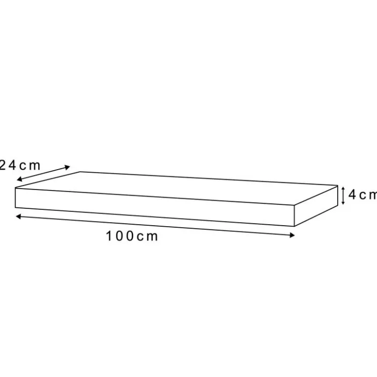 New SIMPLY Etagere 100 cm blanc