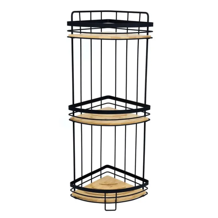 New URBANIST Etagere 3 niveaux bambou/metal