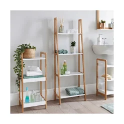 Discount BATHROOM COLLECTION Etagere 4 niveaux en bambou