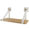 New TENDANCE Etagere bambou + lanieres blanc