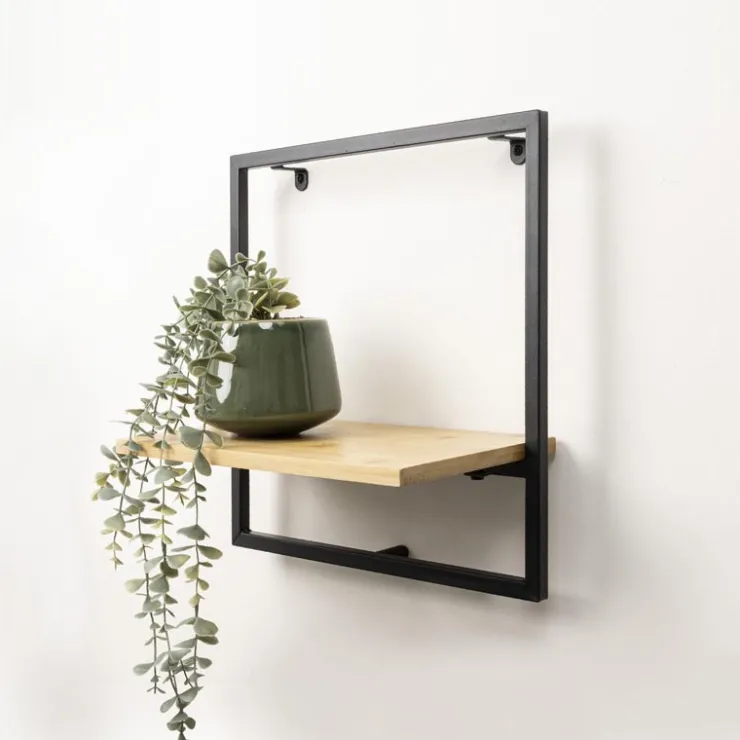 HOME COLLECTION Etagere bambou metal