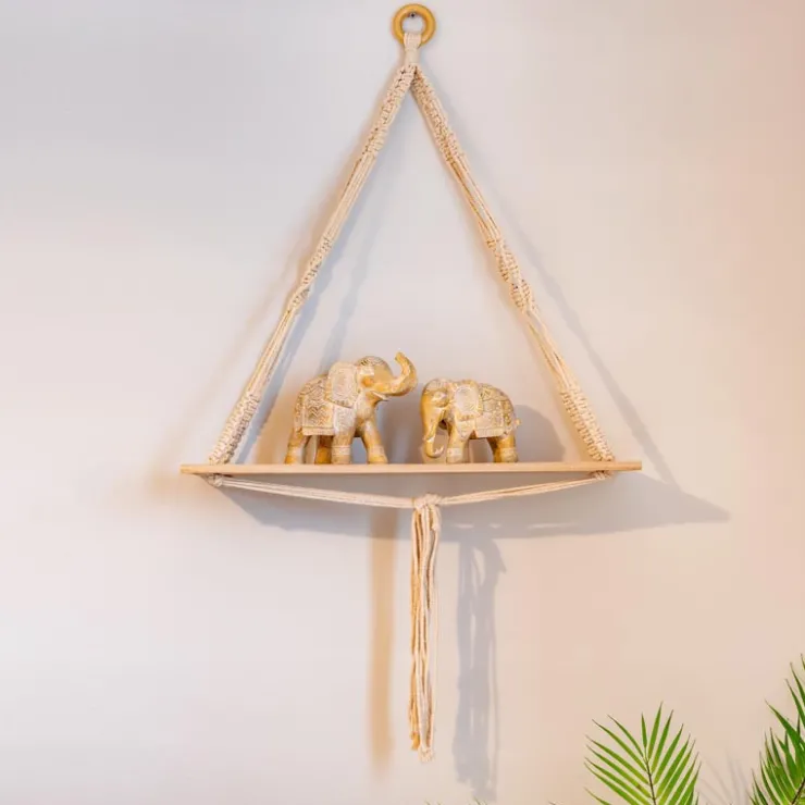Clearance Etagere bois macrame