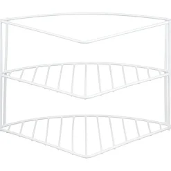 Clearance THE ORGANIZED KITCHEN Etagere placard angle 3niv blanc
