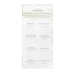 LAUNDRY COLLECTION Etiquettes a coller buanderie
