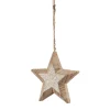 Outlet Etoile en bois et avec paillette