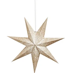 Discount Etoile en papier avec paillette