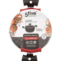 Outlet FIVE Faittout 24 alu forge caractere