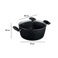 FIVE Faittout 28 alu forge caractere