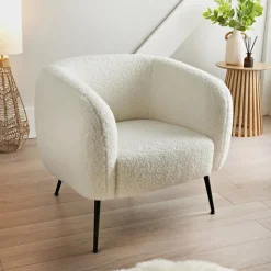 Clearance HOME COLLECTION Fauteuil sherpa