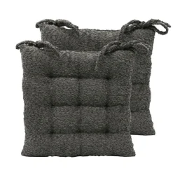 Outlet HOME COLLECTION Galette de chaise darci 40x40cm