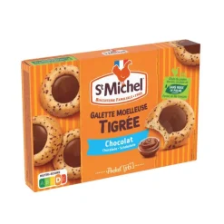 Hot ST MICHEL Galettes tigrees coeur choco