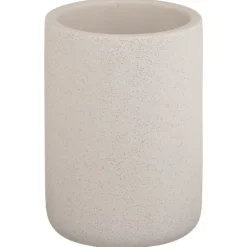 New BATHROOM COLLECTION Gobelet effet pierre blanc