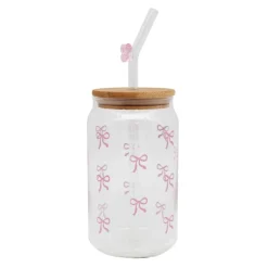 Best KITCHEN COLLECTION Gobelet en verre noeud rose