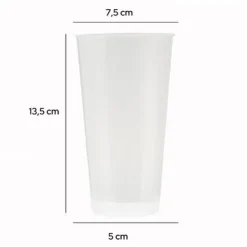 New Gobelet 400ml x10 plastique reut
