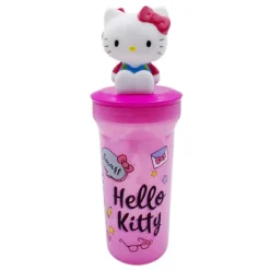 New HELLO KITTY Gobelet paille avec figurine 3d