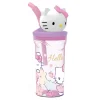 Best HELLO KITTY Gobelet paille figurine 3d hello