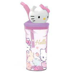 Best HELLO KITTY Gobelet paille figurine 3d hello