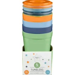 Discount SIMPLY KIDS Gobelet+paille x4