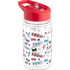 SIMPLY KIDS Gourde + paille jungle/dino