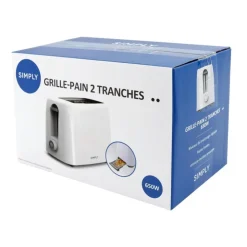 Hot SIMPLY Grille- pain 2 fentes -