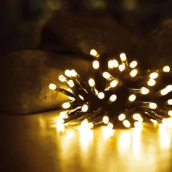 Outlet Guirlande 50 led a piles blanc c