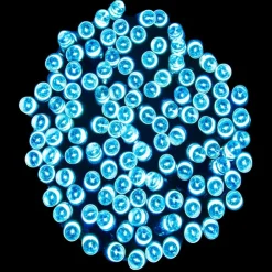 New Guirlande 100 led bleu glace