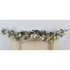 New Guirlande enneigee led 180cm