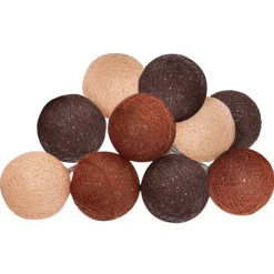 Guirlande led 10 boules d6cm