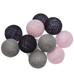 Guirlande led 10 boules d6cm