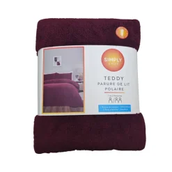 Clearance SIMPLY COSY Hdc 200x200+2 taies teddy polair