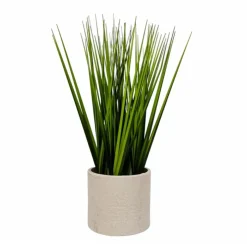 FLOURISH Herbe artifcielle pot gris
