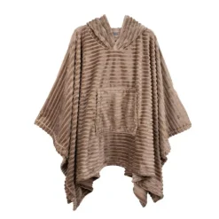 Discount Hoody capuche embosse mokka