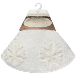 Outlet Jupe de sapin beige gaufree