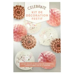 Online CELEBRATE Kit de decoration festif metal