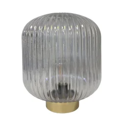 Discount QUIET LUXURY Lampe a poser en verre strie