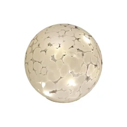 Outlet PURE HARMONY Lampe boule led ecailles blanc