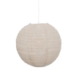 Clearance Lanterne boule lin jordy