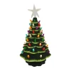 Light up green tree with multi c