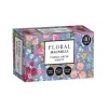 New FLORAL Lingettes seche linge magnolia