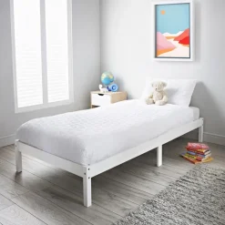 Clearance SIMPLY Lit + sommier 1 place blanc